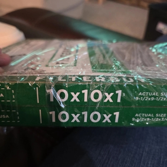 Filterbuy 10 x 10 X 1 Indoor Air Filter, Replacement for HVAC AC MERV 8 2 Pack - Picture 3 of 6